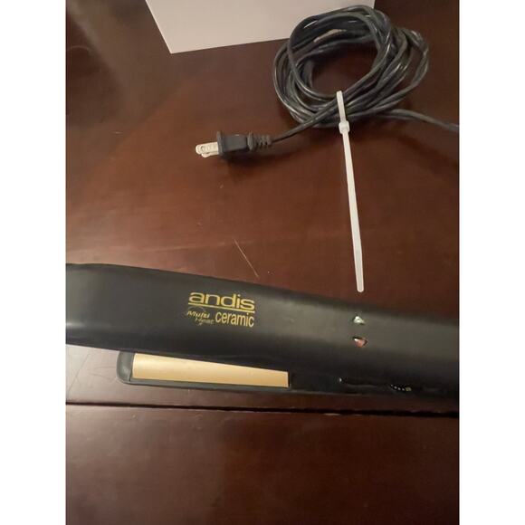 Andis Flat Iron Hair Straightener Tourmaline Nanoceramic Multi Heat Ceramic 1" - Picture 2 of 7